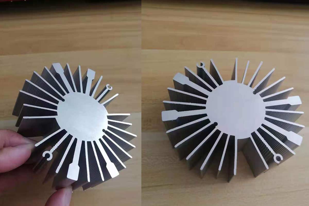 太陽花試切太漂亮，客戶當(dāng)場訂購型材切割機(jī)SDY-Q450